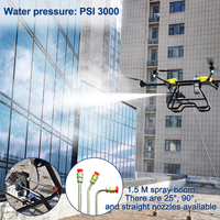 Joyance Cleaning Drones 3000 PSI Used to Glasses of Buildings and Facades cleaning, Roofs, Photovoltaic Panels and Wind turbines Cleaning Washing Drones 
