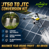 New Industrial Solar Panel Cleaning UAV Drone with Smart Cleaning Route High Pressure Water Spray Aluminum Alloy Joyance Brand