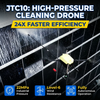 JTC10 Facade Cleaning Drone EASA C5 Certified 100M 220Bar High Pressure Spraying UAV for Building, Solar Panel Cleaning
